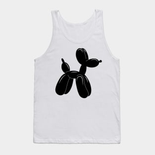 Black balloon dog Tank Top